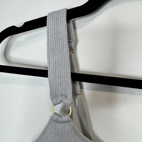 Aerie Ribbed Bra Grey - Picture 11 of 12